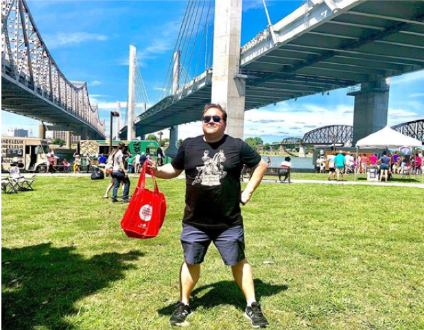 john-posing-at-a-food-truck-festival