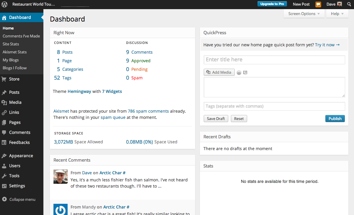 WordPress_MP6_dashboard